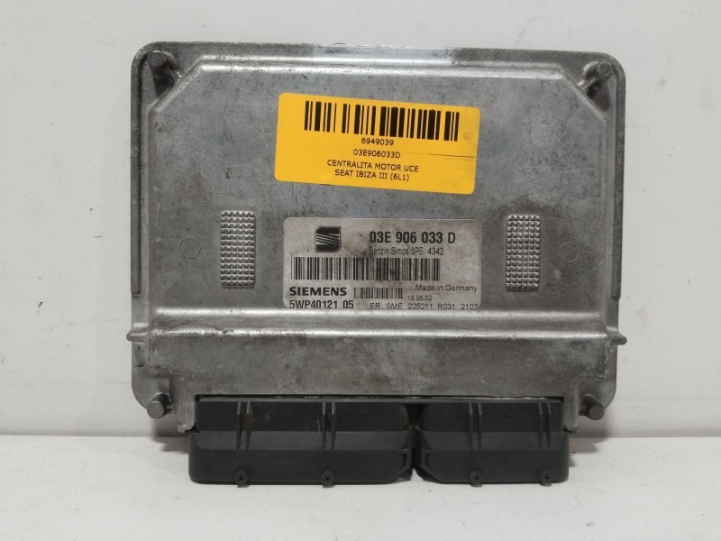 Recambio de centralita motor uce para seat ibiza iii (6l1) 1.2 referencia OEM IAM 03E906033D  