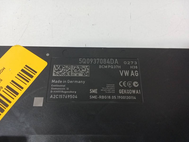 Recambio de modulo electronico para seat leon (5f1) 1.5 tgi referencia OEM IAM 5Q0937084DA  