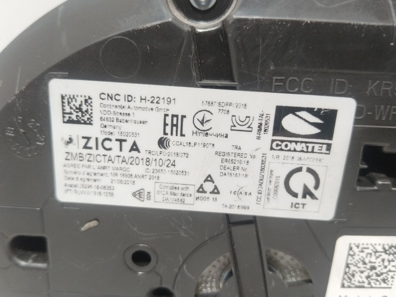 Recambio de cuadro instrumentos para seat leon (5f1) 1.5 tgi referencia OEM IAM 5F0920748F  