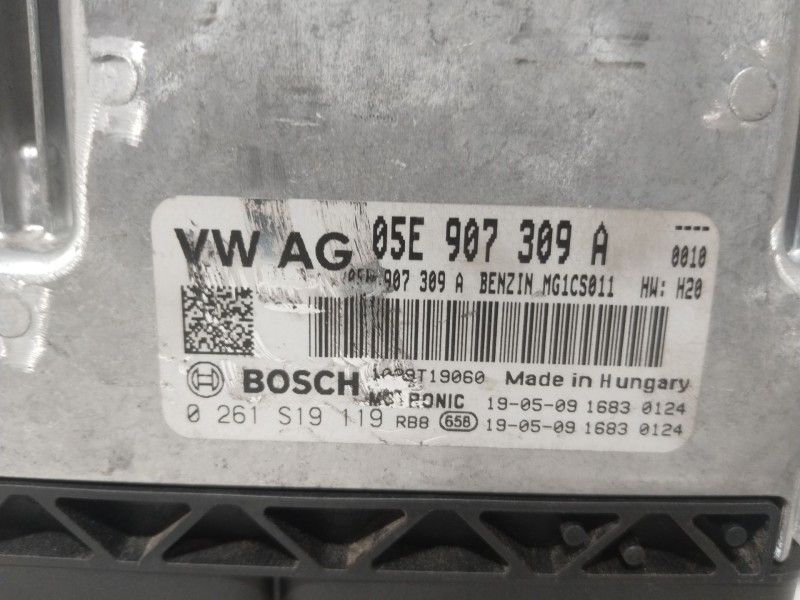 Recambio de centralita motor uce para seat leon (5f1) 1.5 tgi referencia OEM IAM 0261S19119  