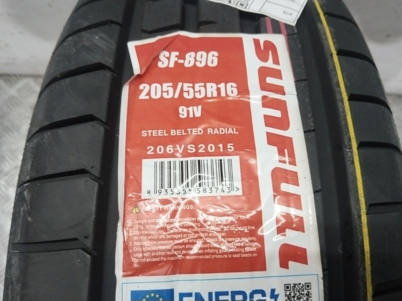 Recambio de neumatico para material nuevo referencia OEM IAM 205/55R16 205/55R16 91V SUNFULL