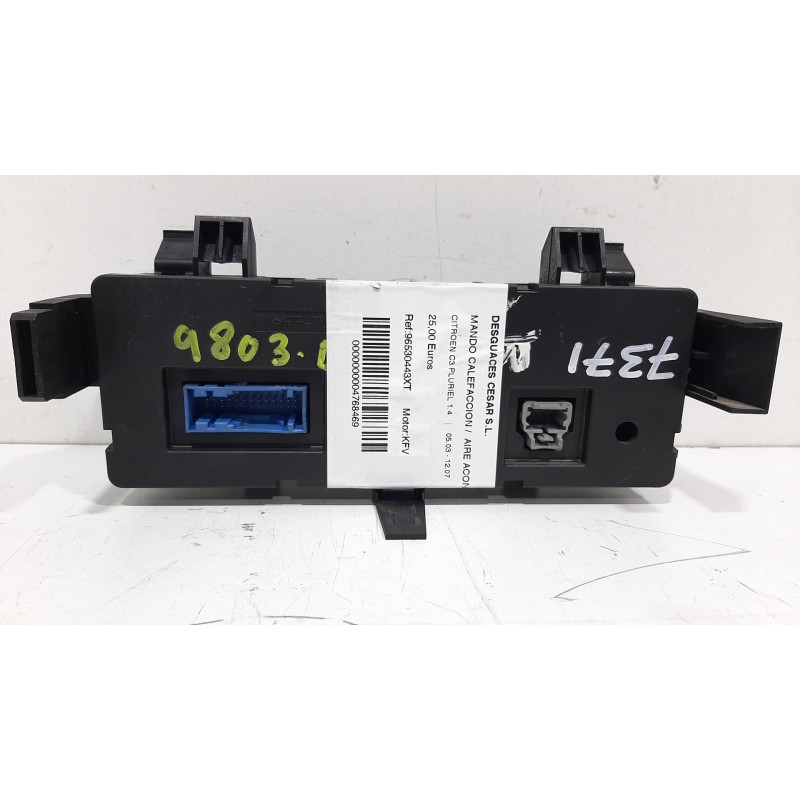 MANDO CALEFACCION / AIRE ACONDICIONADO 96530443XT  - imagen 2