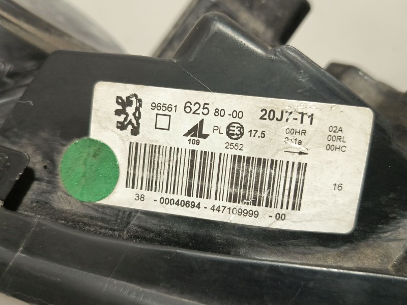 Recambio de faro izquierdo para peugeot 308 i (4a_, 4c_) 1.6 16v referencia OEM IAM 6208F5 9656162580 