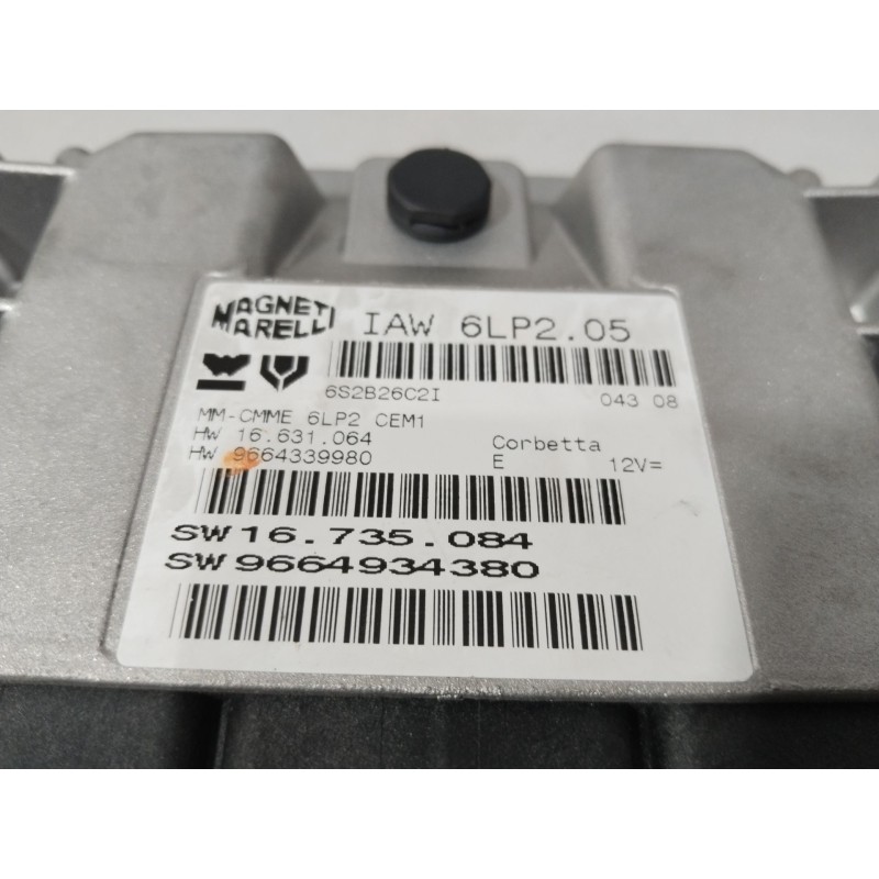 CENTRALITA MOTOR UCE 9664934380  - imagen 4