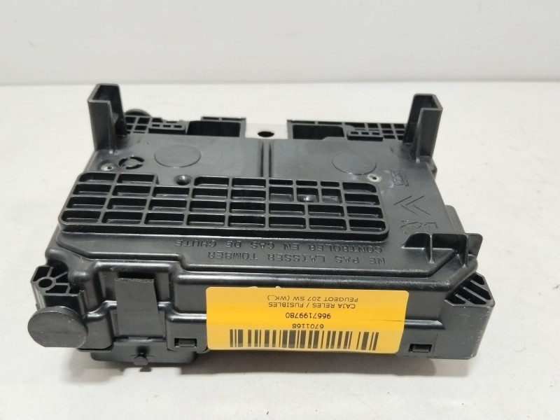 Recambio de caja reles / fusibles para peugeot 207 sw (wk_) 1.6 hdi referencia OEM IAM 9667199780  