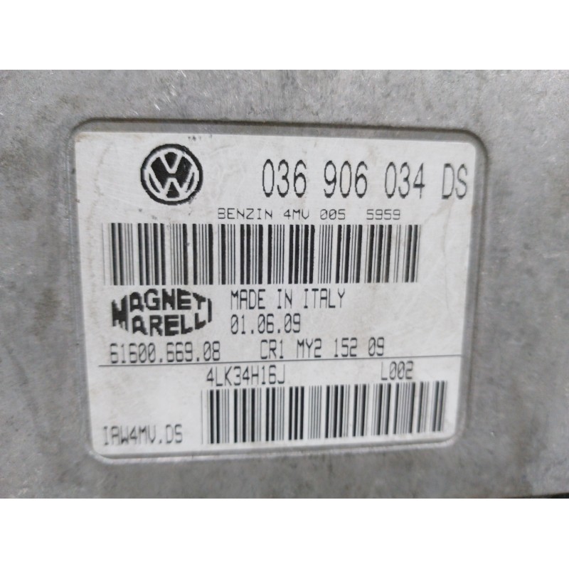 CENTRALITA MOTOR UCE 036906034DS  - imagen 3