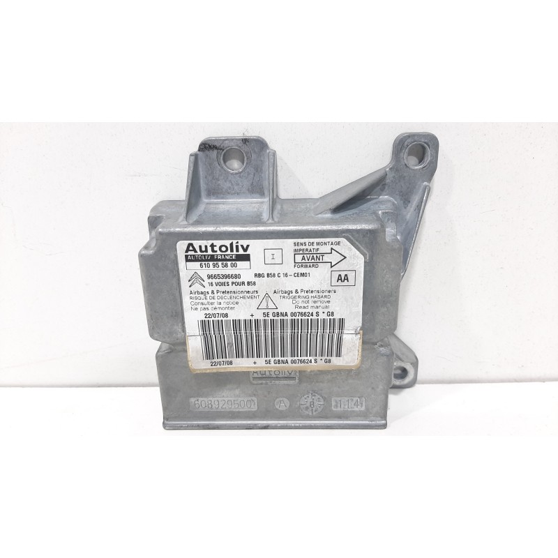 CENTRALITA AIRBAG 9665396680 610955800 6546T1 - imagen 3