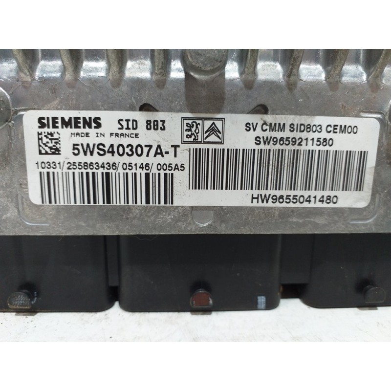 CENTRALITA MOTOR UCE 5WS40307A 9655041480  - imagen 3