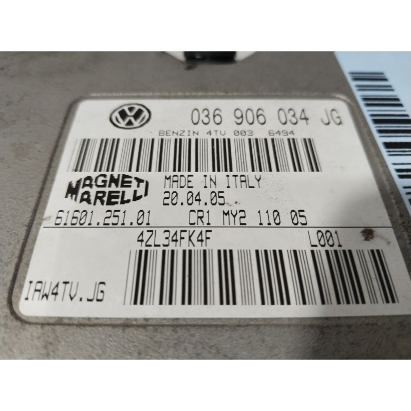 CENTRALITA MOTOR UCE 036906034JG  - imagen 4