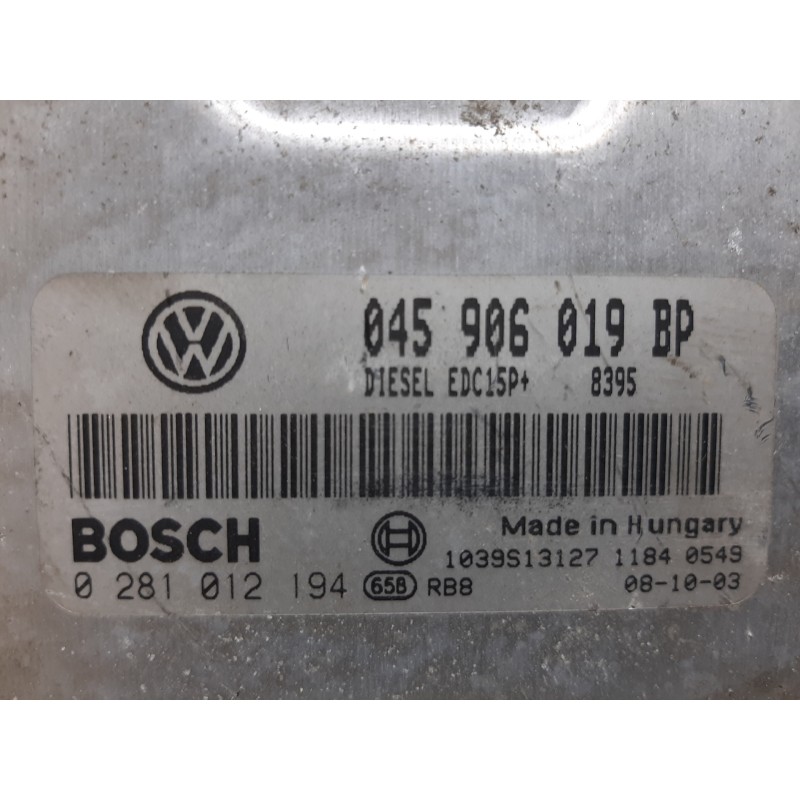 CENTRALITA MOTOR UCE 045906019BP 0281012194  - imagen 3