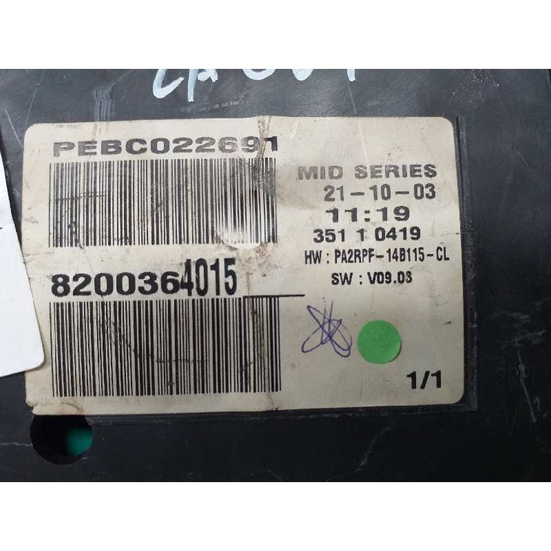 CUADRO INSTRUMENTOS 8200364007  - imagen 3