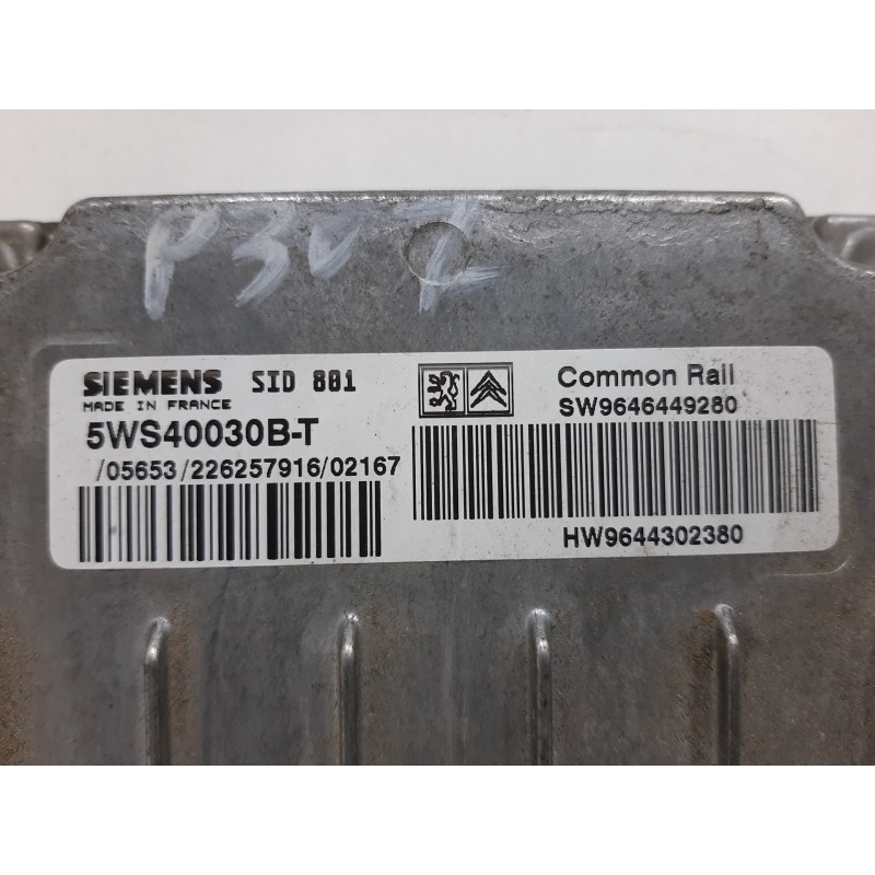 CENTRALITA MOTOR UCE 9646449280 5WS40030B  - imagen 2