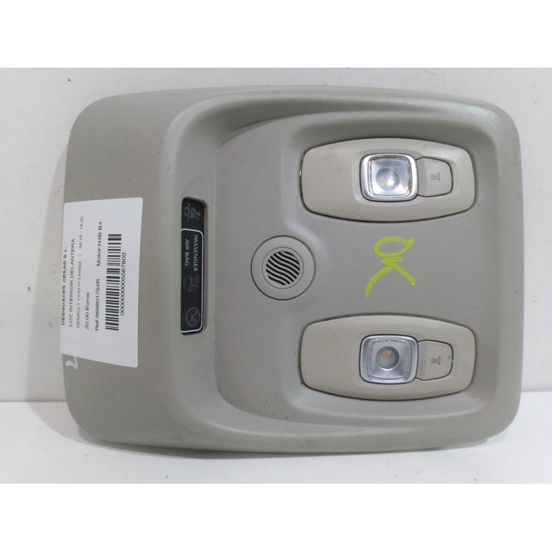 LUZ INTERIOR DELANTERA 969801754R  - imagen 1