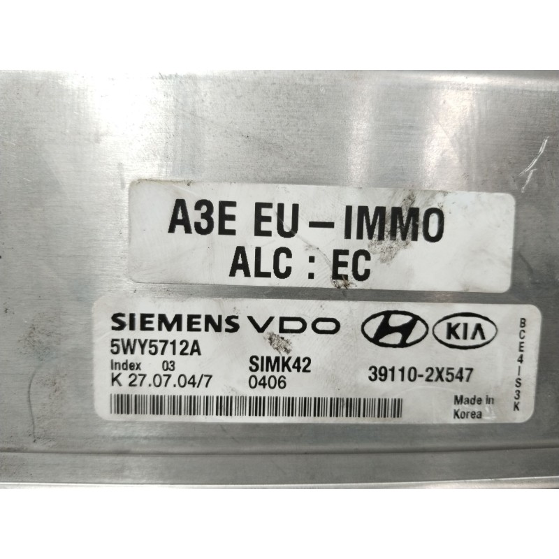CENTRALITA MOTOR UCE 391102X547  - imagen 2