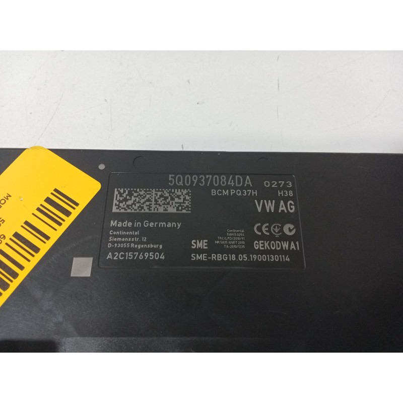 MODULO ELECTRONICO 5Q0937084DA  - imagen 4