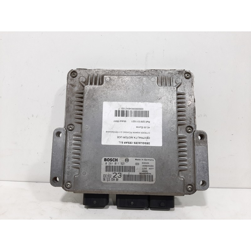CENTRALITA MOTOR UCE 0281011521  - imagen 1