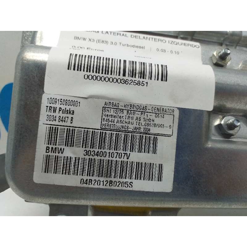 AIRBAG LATERAL DELANTERO IZQUIERDO 30340010707V  - imagen 3