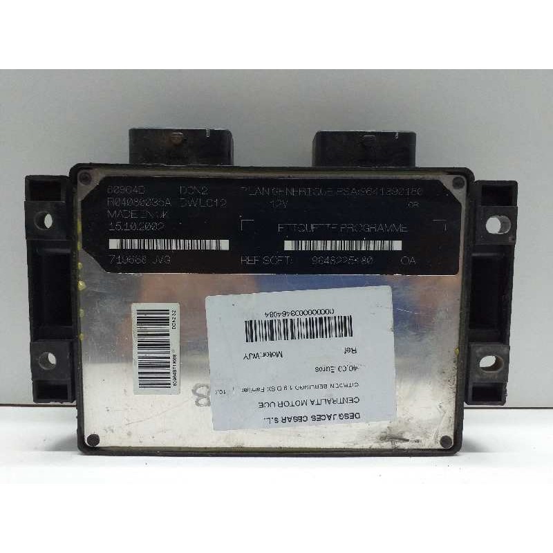 CENTRALITA MOTOR UCE 9648225180  - imagen 2