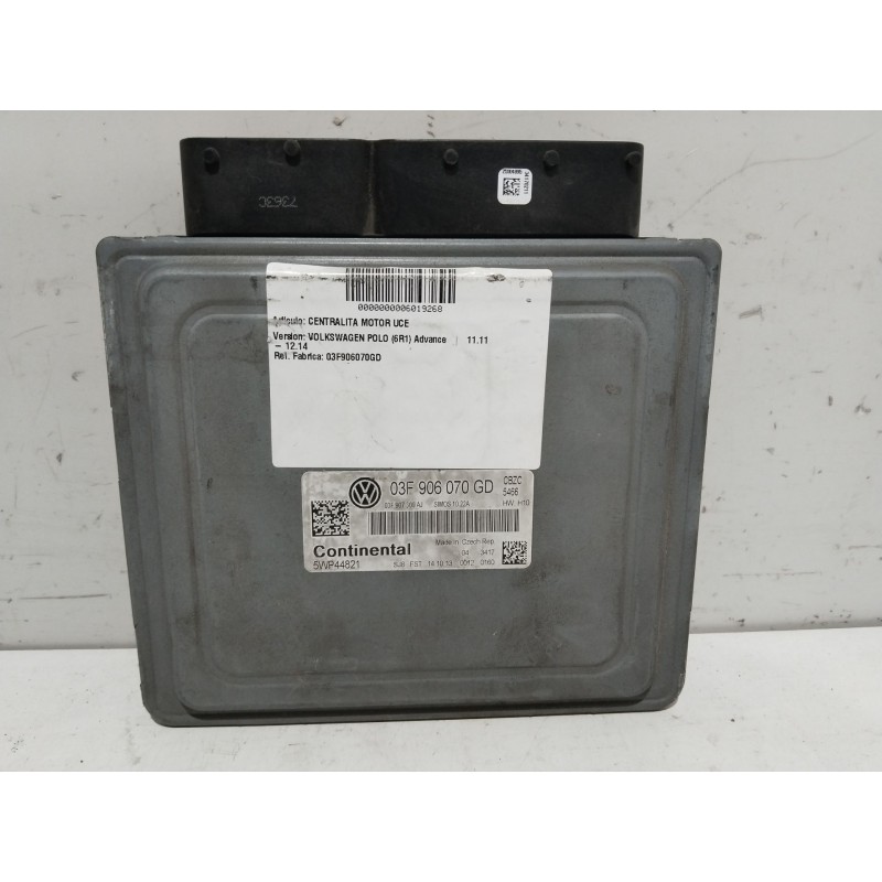 CENTRALITA MOTOR UCE 03F906070GD  - imagen 2