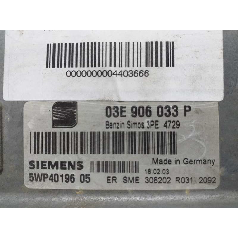 CENTRALITA MOTOR UCE 5WP4019605 03E906033P  - imagen 1
