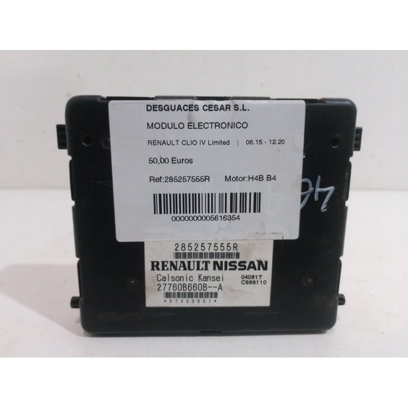 MODULO ELECTRONICO 285257555R  - imagen 1