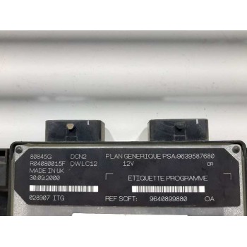 CENTRALITA MOTOR UCE 9640899880 