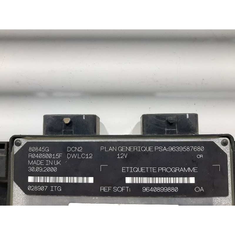 CENTRALITA MOTOR UCE 9640899880  - imagen 1