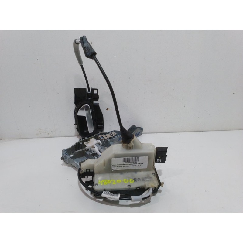 CERRADURA PUERTA DELANTERA DERECHA 9812500780 CONECTOR 5 PINES  - imagen 1