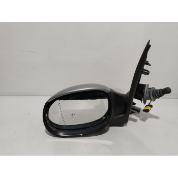 RETROVISOR IZQUIERDO MANUAL PLATA