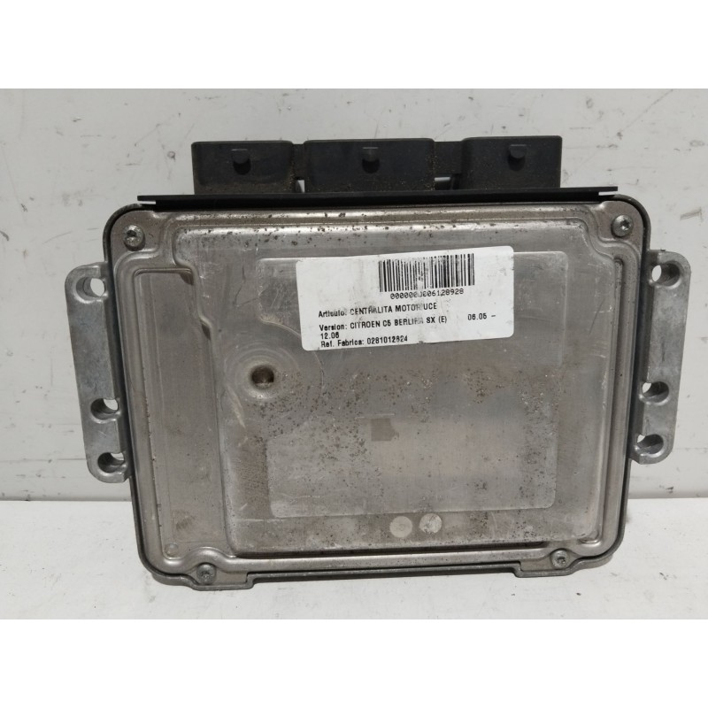 CENTRALITA MOTOR UCE 0281012624 9659728480 - imagen 2