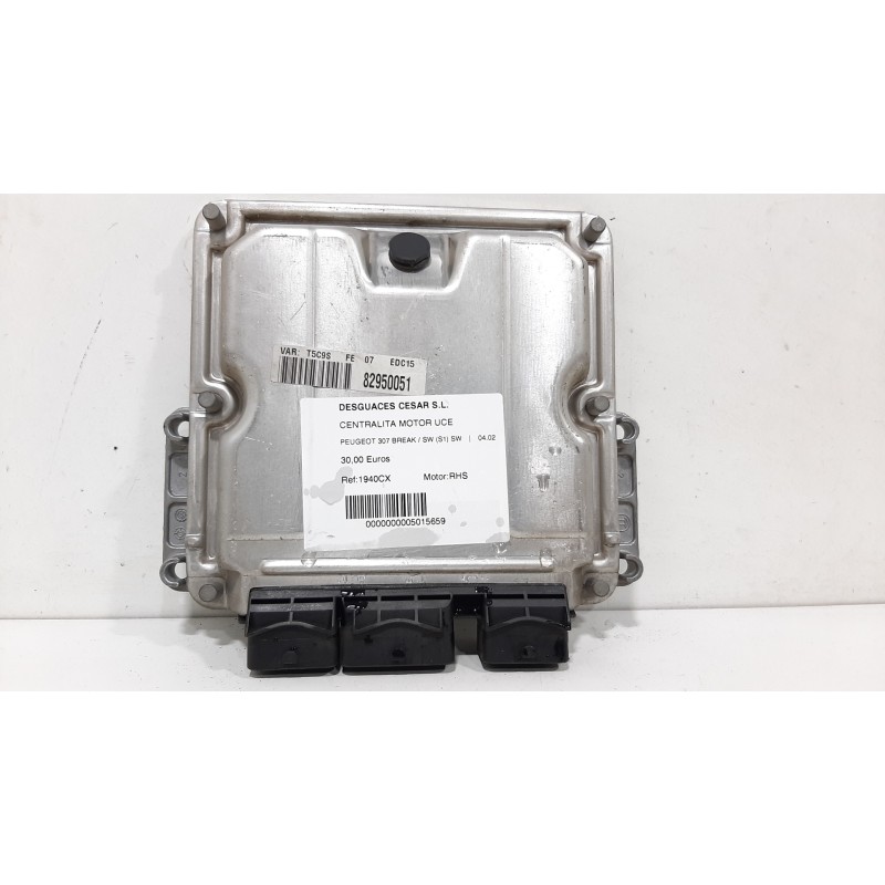 CENTRALITA MOTOR UCE 0281011081 9647472780  - imagen 3