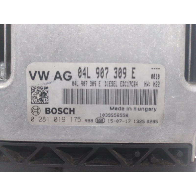 CENTRALITA MOTOR UCE 04B997027L 0281019175 04L907309E - imagen 3