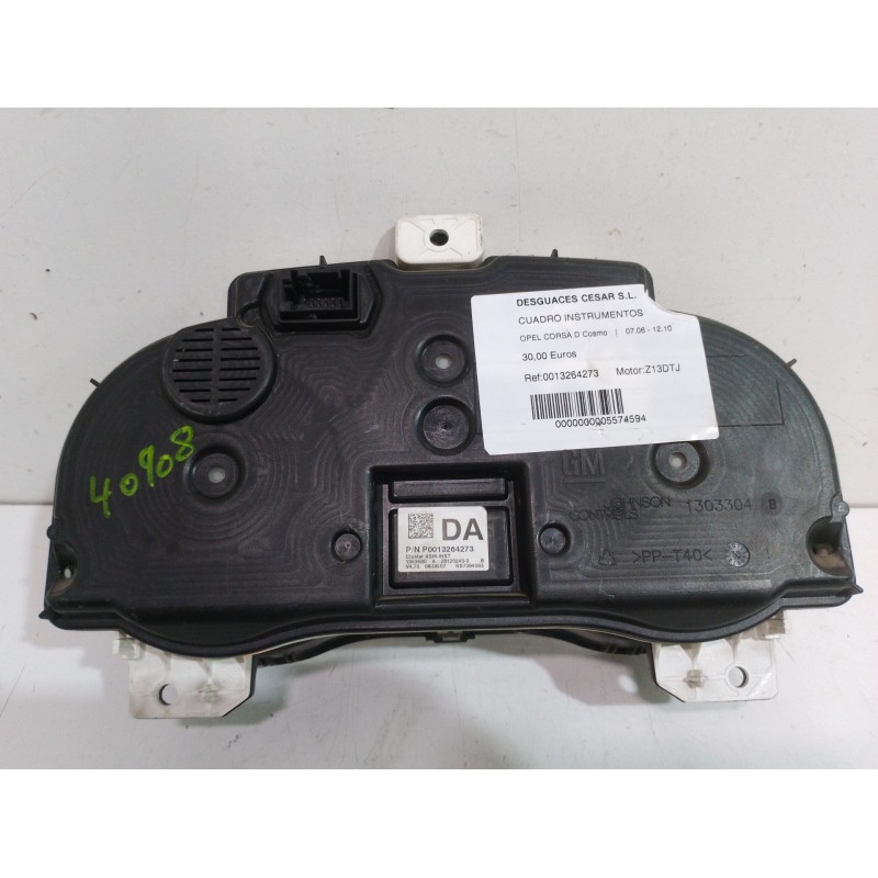 CUADRO INSTRUMENTOS 0013264273  - imagen 2