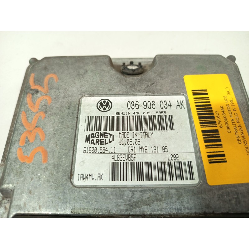 CENTRALITA MOTOR UCE 036906034AK  - imagen 4