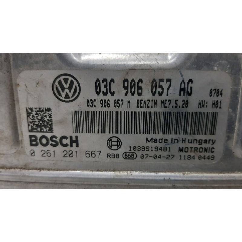 CENTRALITA MOTOR UCE 0261201667 03C906057AG  - imagen 3