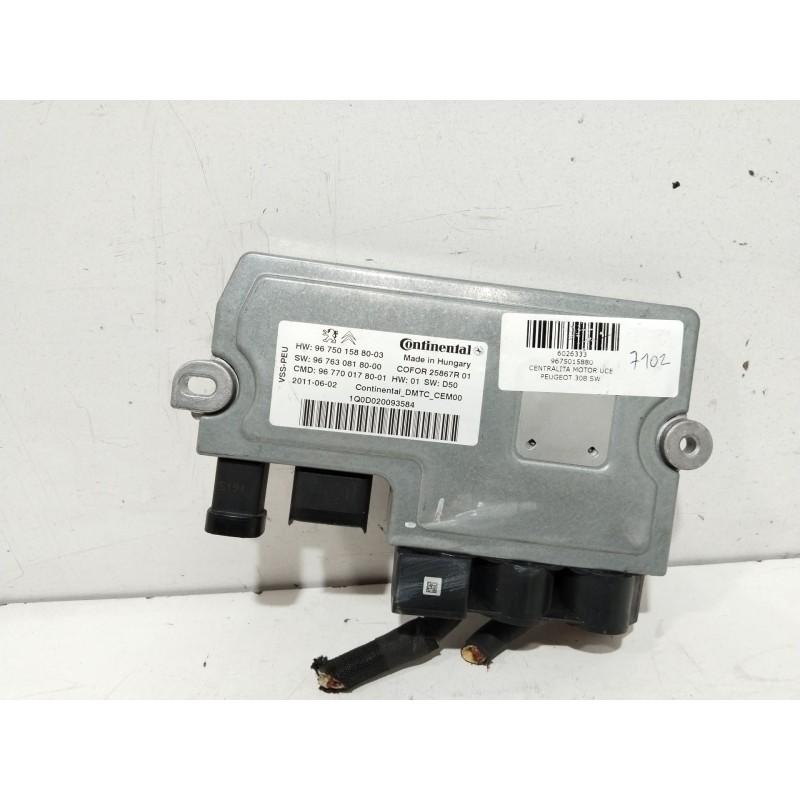 CENTRALITA MOTOR UCE 9675015880  - imagen 4