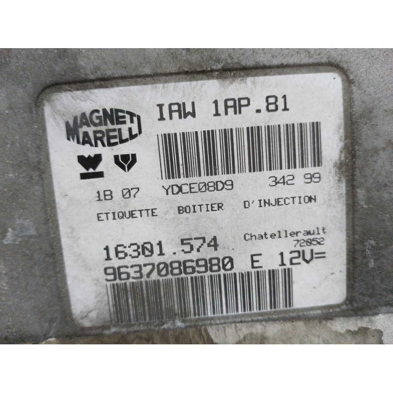 CENTRALITA MOTOR UCE 9637086980  - imagen 2
