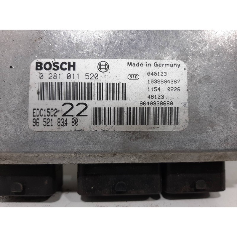 CENTRALITA MOTOR UCE 0281011520 9652183480  - imagen 1